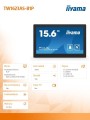 IIYAMA Monitor 16 cali TW1623AS-B3P,10P.DOT.IPS,ANDROID13,WIFI,24/7,RJ45, HDMI,3xUSB,CMS (iiSignage2) 357362