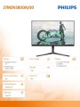Philips Monitor 27M2N3800A 27 cali Fast IPS 4K 320Hz HDMIx2 Pivot Głośniki 357564