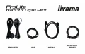 IIYAMA Monitor 31.5 cala  GB3271QSU-B2 1ms,IPS,180Hz,2x HDMI,DP,400cd,FreeSync QHD,2x USB(3.2),2x USB-C,2x 4.5W,HAS-150mm 358806