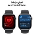 Apple Watch Series 11 GPS+Cellular koperta 46 mm z aluminium w kolorze gwiezdnej szarości, pasek sportowy w kolorze czarnym - rozmiar M/L 359059