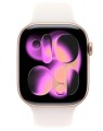 Apple Watch Series 11 GPS+Cellular, koperta 42 mm z aluminium w kolorze rĂłĹźowego zĹota, pasek sportowy w kolorze Ĺagodnego rĂłĹźu - rozmiar S/M 359791