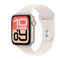 Apple Watch SE 3 GPS+Cellular koperta 40 mm z aluminium w kolorze księżycowej poświaty, pasek sportowy w kolorze księżycowej poświaty - rozmiar M/L 359796