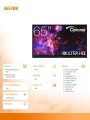 Optoma Monitor interaktywny 65 cali IFPD 3653RK H1F0H06BW101 359829