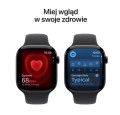 Apple Watch Series 11 GPS+Cellular koperta 42 mm z aluminium w kolorze onyksu, pasek sportowy w kolorze czarnym - rozmiar M/L 360023
