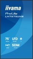 IIYAMA Monitor 75 cali LH7575UHS-B2AG,24/7,IPS,ANDROID.11,4K,  WiFi,         iiSignage2, FailOver, EShare, 24/7, full daisy chain 360136