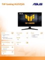 Asus Monitor 25 cali TUF Gaming VG257Q5A VA 200Hz 2HDMI DP 360656