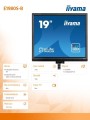 IIYAMA Monitor 19 cali E1980S-B1 HDMI DP 250cd 3ms 360966