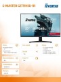 IIYAMA Monitor 27 cali G2771HSU-B1 0.4ms,Fast IPS,1xUSB 3.2, 1xUSB C,      240Hz, DP, 2xHDMI,  Adaptive G-SYNC - 1920 x 1080 @48-240Hz  DisplayPort On 361034