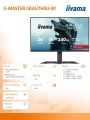 IIYAMA Monitor 23.8 cala GB2471HSU-B1 IPS,FHD,240Hz,2xHDMI,DP,1xUSB 3.2,     1xUSB C, Adaptive G-SYNC - 1920 x 1080 @48-240Hz  DisplayPort Only, 361075
