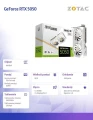 ZOTAC Karta graficzna GeForce RTX 5050 TWIN EDGE OC 8GB GDDR6 128bit 3DP/HDMI biała 361245