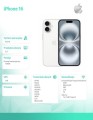 Apple iPhone 16 128GB - Biały 361387