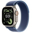 Apple Watch Ultra 3 GPS + Cellular, koperta 49 mm z tytanu w kolorze naturalnym, opaska Trail w kolorze niebieskim/jaskrawoniebieskim - rozmiar S/M 361394