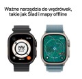 Apple Watch Ultra 3 GPS + Cellular, koperta 49 mm z tytanu w kolorze naturalnym, opaska Trail w kolorze niebieskim/jaskrawoniebieskim - rozmiar S/M 361397