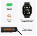 Apple Watch Ultra 3 GPS + Cellular, koperta 49 mm z tytanu w kolorze czarnym, opaska Alpine w kolorze czarnym - rozmiar M 361411
