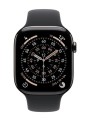 Apple Watch Series 11 GPS + Cellular, koperta 42 mm z tytanu w kolorze łupku, pasek sportowy w kolorze czarnym - rozmiar M/L 361433