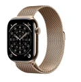 Apple Watch Series 11 GPS + Cellular, koperta 46 mm z tytanu w kolorze złotym, bransoleta mediolańska w kolorze złotym S/M 361456