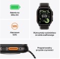 Apple Watch Ultra 3 GPS + Cellular, koperta 49 mm z tytanu w kolorze czarnym, bransoleta mediolańska z tytanu w kolorze czarnym - rozmiar M 361722