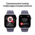 Apple Watch Series 11 GPS+Cellular koperta 42 mm z aluminium w kolorze srebrnym, pasek sportowy w kolorze mlecznego fioletu - rozmiar M/L 361845