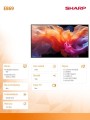 Sharp Monitor wielkoformatowy MultiSync E869 86 cali UHD 16/7 350cd/m2 361885