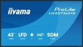 IIYAMA Monitor 43 cale LH4375UHS-B2AG,24/7,IPS,ANDROID.11,4K, WiFi,          iiSignage2, FailOver, EShare, 24/7, full daisy chain 361944