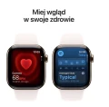 Apple Watch Series 11 GPS + Cellular koperta 46 mm z tytanu w kolorze złotym, pasek sportowy w kolorze łagodnego różu - rozmiar S/M 362210