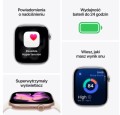 Apple Watch Series 11 GPS+Cellular koperta 46 mm z aluminium w kolorze gwiezdnej szarości, pasek sportowy w kolorze czarnym - rozmiar S/M 362323