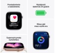 Apple Watch Series 11 GPS + Cellular, koperta 46 mm z tytanu w kolorze naturalnym, pasek sportowy w kolorze górskiej szarości - rozmiar M/L 362329