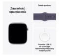 Apple Watch Series 11 GPS+Cellular koperta 46 mm z aluminium w kolorze srebrnym, pasek sportowy w kolorze mlecznego fioletu - rozmiar S/M 362395