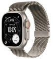 Apple Watch Ultra 3 GPS + Cellular, koperta 49 mm z tytanu w kolorze naturalnym, bransoleta mediolańska z tytanu w kolorze naturalnym - rozmiar M 362427