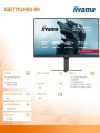 IIYAMA Monitor 27 cali GB2771UHSU-B1 4K 144Hz FHD 288Hz, 450cd, 2x2W, HAS 150, PIVOT 363271