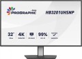 IIYAMA Monitor 31.5 cala ProGraphic HB3201UHSNP-B1 4K,IPS BLACK 2.0,450cd,VESA USB-c dock(PD:96W),HDMI,DP,DAISY/CHAIN,4xUSB,RJ45,3000:1,sRGB:100%,DCI- 363558