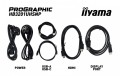 IIYAMA Monitor 31.5 cala ProGraphic HB3201UHSNP-B1 4K,IPS BLACK 2.0,450cd,VESA USB-c dock(PD:96W),HDMI,DP,DAISY/CHAIN,4xUSB,RJ45,3000:1,sRGB:100%,DCI- 363560