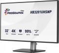 IIYAMA Monitor 31.5 cala ProGraphic HB3201UHSNP-B1 4K,IPS BLACK 2.0,450cd,VESA USB-c dock(PD:96W),HDMI,DP,DAISY/CHAIN,4xUSB,RJ45,3000:1,sRGB:100%,DCI- 363575