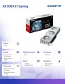 Gigabyte Karta graficzna Radeon RX 9060XT GAMING OC WHITE 16GB GDDR6 128bit HDMI/2DP 363757
