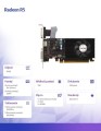 AFOX Karta graficzna Radeon R5 230 1GB DDR3 64Bit DVI HDMI VGA LP 364153