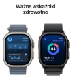 Apple Watch Ultra 3 GPS + Cellular, koperta 49 mm z tytanu w kolorze czarnym, bransoleta mediolańska z tytanu w kolorze czarnym - rozmiar S 364411