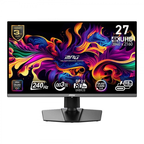 Monitor MSI 26,5" MPG 272URX QD-OLED 4K UHD 240Hz 2xHDMI DP HUB