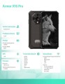 ULEFONE Smartfon Armor X16 Pro 5G 8/256GB IP69K czarny 365329