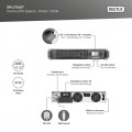 Digitus Zasilacz awaryjny UPS Online Rack 19"/Tower, 10kVA/10kW, 2U, bez baterii (moduł baterii DN-170108) 365434