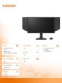 ZOWIE Monitor 24.1 cala BENQ XL2540X+ LED 1ms/12MLN:1/HDMI/GAMING 365562