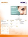 Benq Monitor 27 cali GW2790TC LED 5ms/144Hz/IPS/HDMI 365950