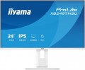 IIYAMA Monitor ProLite 23.8 cala XB2497HSU-W1  IPS,FHD,HDMI,DP,120Hz,350CD,2xUSBv3.2, 2xUSB-C, GW 5lat, HAS 150/PIVOT, BIAŁY 366093