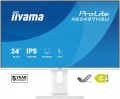 IIYAMA Monitor ProLite 23.8 cala XB2497HSU-W1  IPS,FHD,HDMI,DP,120Hz,350CD,2xUSBv3.2, 2xUSB-C, GW 5lat, HAS 150/PIVOT, BIAŁY 366096
