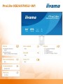 IIYAMA Monitor ProLite 23.8 cala XB2497HSU-W1  IPS,FHD,HDMI,DP,120Hz,350CD,2xUSBv3.2, 2xUSB-C, GW 5lat, HAS 150/PIVOT, BIAŁY 366110
