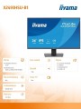 IIYAMA Monitor 24 cale X2493HSU-B1 IPS,FHD,HDMI,DP,120Hz, 1500:1, 2xUSB,    350cd, cienka ramka z 4 stron 366134