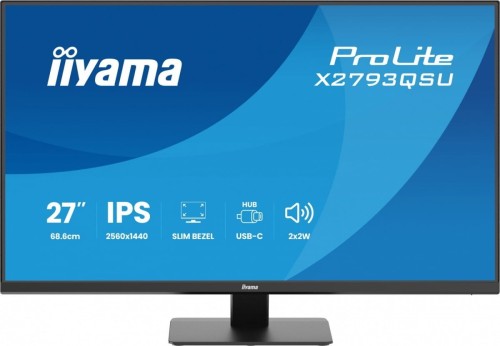 IIYAMA Monitor 27 cali X2793QSU-B1 IPS, QHD, HDMI, DP, 2xUSB