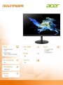 Acer Monitor 23.8 cala CB242YP6BIPR IPS 144Hz HDMI DP VGA 367158