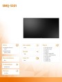 AG NEOVO Monitor wielkoformatowy SMQ-5501 350cd/m2 12000:1 24/7 4K 367284