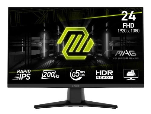 MSI Monitor MAG 242F     23.8 cala/LED/FHD/Flat/200Hz/Czarny