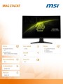 MSI Monitor MAG 274CXF     27 cali LED/FHD/Zakrzywiony/280Hz/Czarny 367584